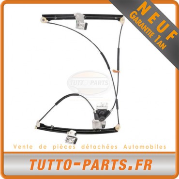 Mécanisme Lève Vitre Avant Droit VW Polo - 1994 à 2001 - 3 Portes