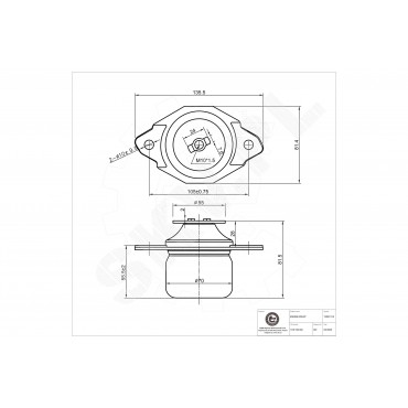 Support Moteur Arrière Gauche Pour VW Caddy II Golf III Passat Polo Vento Seat