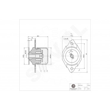 Support Moteur Arrière Gauche Pour VW Caddy II Golf III Passat Vento Seat