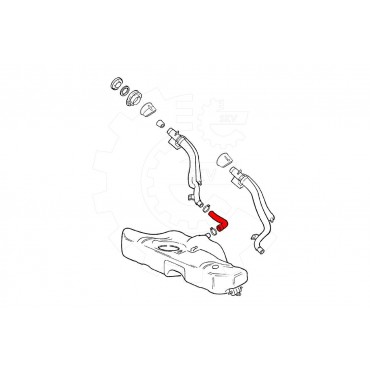 Tuyau de Carburant Pour Opel Astra G Combo Zafira A 0806094 806096 90530243