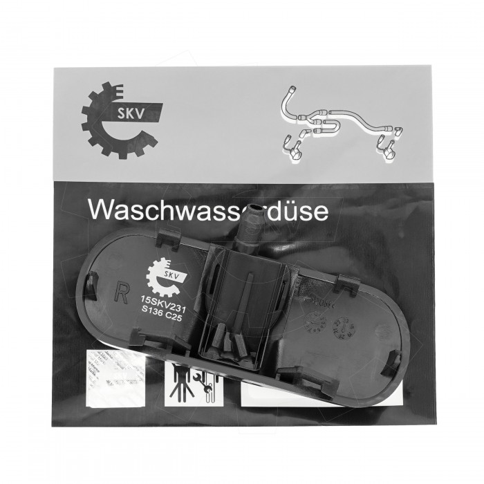 Gicleur de Pare Brise Avant Droit Pour VW CC Passat 3C8955988 3C89559889B9