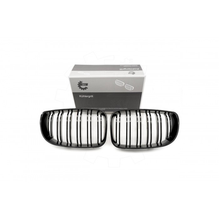 2 Grilles de Radiateur Pour BMW Série 1 E81 E87 51712150366 51712150367