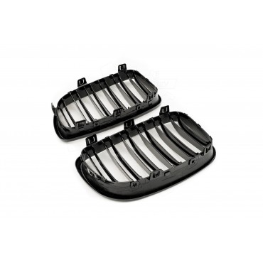 2 Grilles de Radiateur Pour BMW Série 1 E81 E87 51712150366 51712150367
