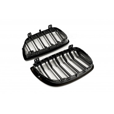 2 Grilles de Radiateur Pour BMW Série 1 E81 E82 E88 51710441920 51710441921