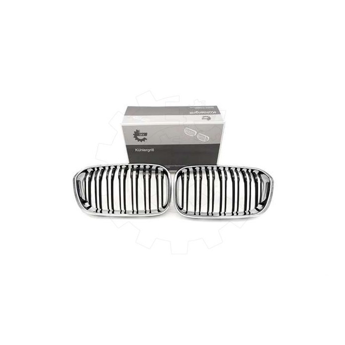 2 Grilles de Radiateur Pour BMW Série 1 F20 F21 51712357461