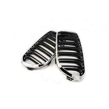 2 Grilles de Radiateur Pour BMW Série 1 F20 F21 51712357461