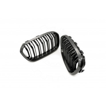 2 Grilles de Radiateur Pour BMW Série 1 F20 F21 51712357461