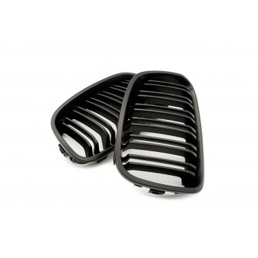 2 Grilles de Radiateur Pour BMW Série 1 F20 F21 51137262117