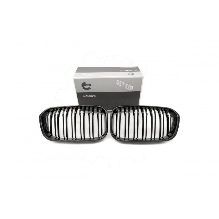 2 Grilles de Radiateur Pour BMW Série 1 F20 F21 51137262117