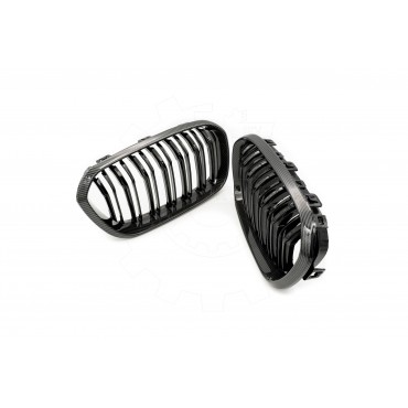 2 Grilles de Radiateur Pour BMW Série 1 F20 F21 51137262117