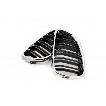 2 Grilles de Radiateur Pour BMW Série 2 F22, F87 F23 F45 51137295521