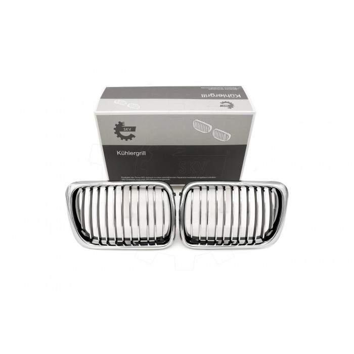 2 Grilles de Radiateur Pour BMW Série 3 E36 51138195151