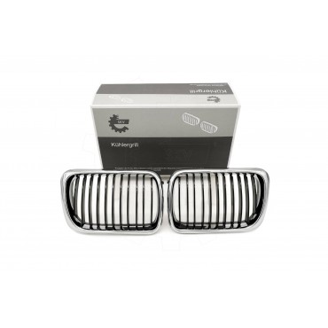 2 Grilles de Radiateur Pour BMW Série 3 E36 51138195151