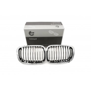 2 Grilles de Radiateur Pour BMW Série 3 E46 51138208490
