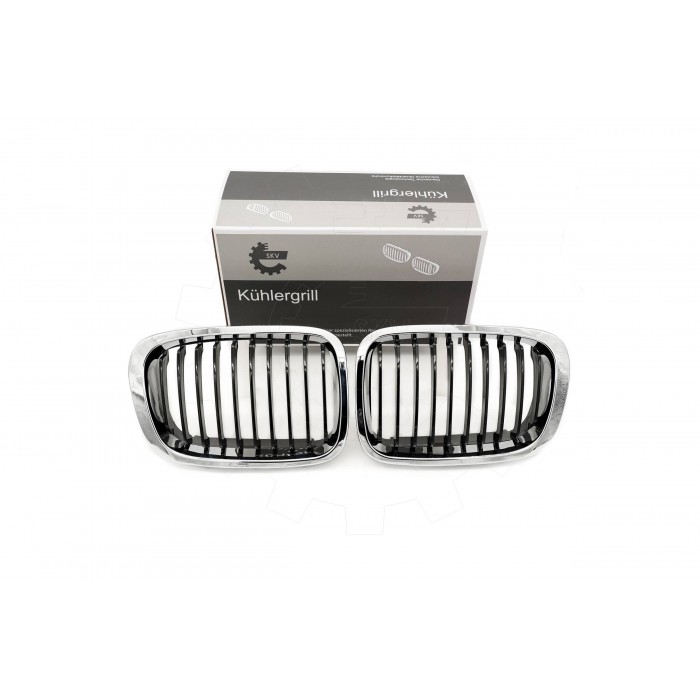 2 Grilles de Radiateur Pour BMW Série 3 E46 51138208490