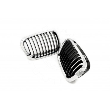 2 Grilles de Radiateur Pour BMW Série 3 E46 51138208490