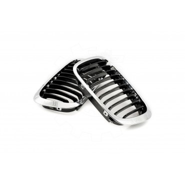 2 Grilles de Radiateur Pour BMW Série 3 E46 51138208490