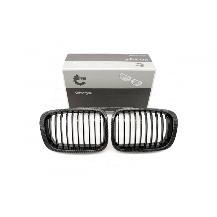 2 Grilles de Radiateur Pour BMW Série 3 E46 51138208490