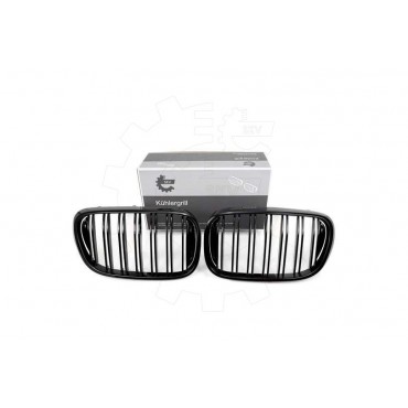 2 Grilles de Radiateur Pour BMW Série 3 E46 51138208487