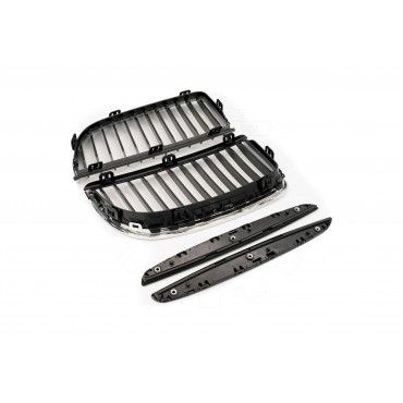 2 Grilles de Radiateur Pour BMW Série 3 E90 E91 51137117241 51137117242