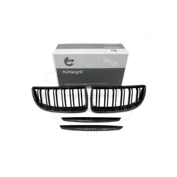 2 Grilles de Radiateur Pour BMW Série 3 E90 E91 51137117241 51137117242