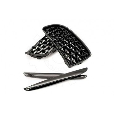 2 Grilles de Radiateur Pour BMW Série 3 E90 E91 51137117241 51137117242
