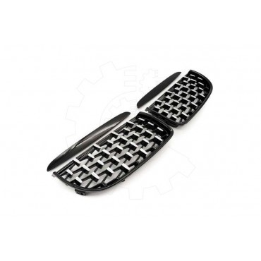 2 Grilles de Radiateur Pour BMW Série 3 E90 E91 51137117241 51137117242