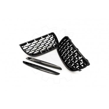 2 Grilles de Radiateur Pour BMW Série 3 E90 E91 51137117241 51137117242
