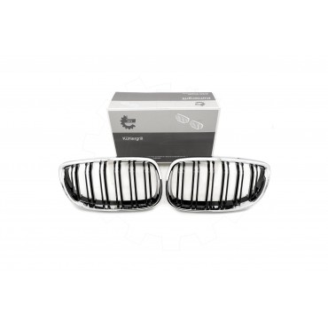 2 Grilles de Radiateur Pour BMW Série 3 E90 E92 E93 51137157275 51137157276