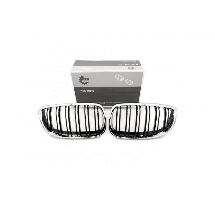 2 Grilles de Radiateur Pour BMW Série 3 E90 E92 E93 51137157275 51137157276