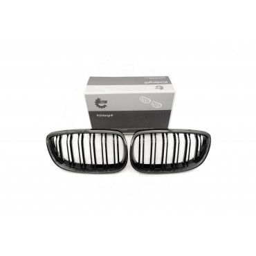 2 Grilles de Radiateur Pour BMW Série 3 E90 E92 E93 51137157275 51137157276
