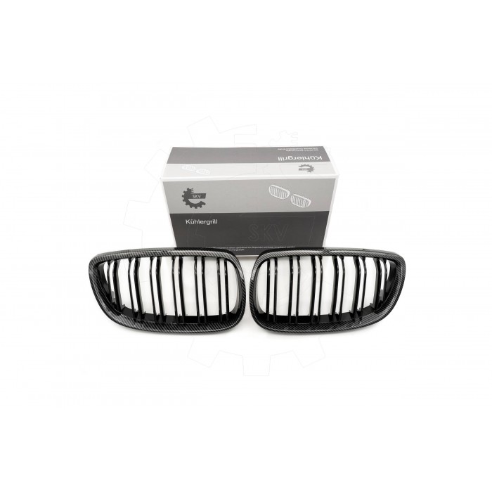 2 Grilles de Radiateur Pour BMW Série 3 E90 E92 E93 51137157275 51137157276