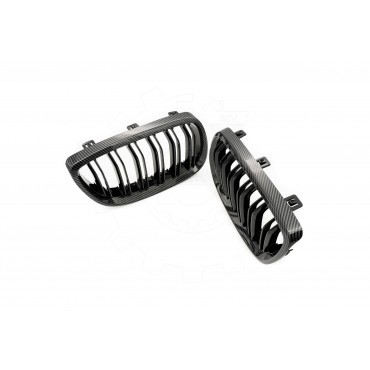 2 Grilles de Radiateur Pour BMW Série 3 E90 E92 E93 51137157275 51137157276