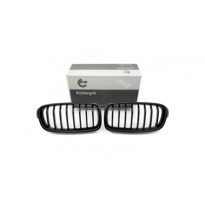 2 Grilles de Radiateur Pour BMW Série 3 F30, F80 F31 51137255411