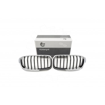 2 Grilles de Radiateur Pour BMW Série 3 F30, F80 F31 51137255411