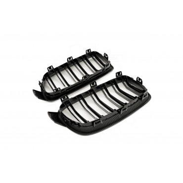 2 Grilles de Radiateur Pour BMW Série 3 F30, F80 F31 51137255411