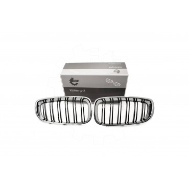 2 Grilles de Radiateur Pour BMW Série 3 F34 51712410146 51712410147