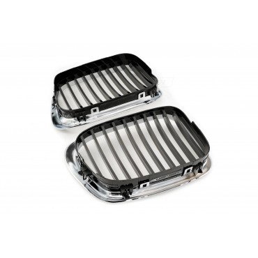 2 Grilles de Radiateur Pour BMW Série 5 E39 51132497261 51138184531