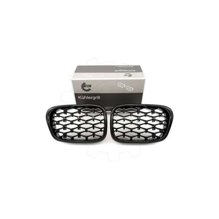 2 Grilles de Radiateur Pour BMW Série 5 E39 51132497261 51138184531