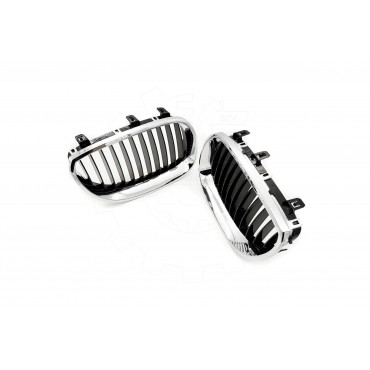 2 Grilles de Radiateur Pour BMW Série 5 E60 E61 51137027061 51137027062