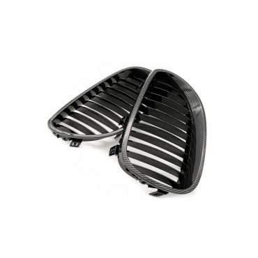 2 Grilles de Radiateur Pour BMW Série 5 E60 E61 51137027061 51137027062