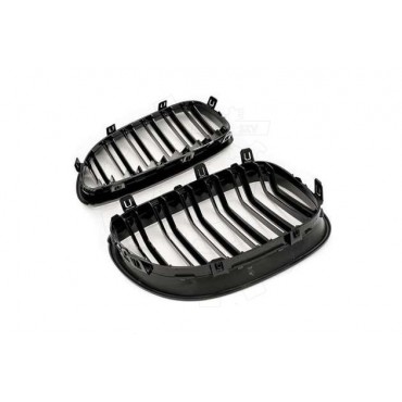2 Grilles de Radiateur Pour BMW Série 5 E60 E61 51137027061 51137027062