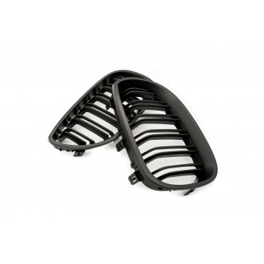 2 Grilles de Radiateur Pour BMW Série 5 E60 E61 51137027061 51137027062