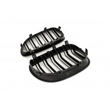 2 Grilles de Radiateur Pour BMW Série 5 E60 E61 51137027061 51137027062