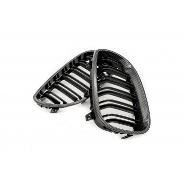 2 Grilles de Radiateur Pour BMW Série 5 E60 E61 51137027061 51137027062
