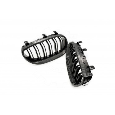 2 Grilles de Radiateur Pour BMW Série 5 E60 E61 51137027061 51137027062
