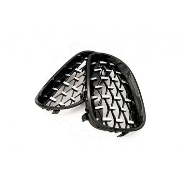2 Grilles de Radiateur Pour BMW Série 5 E60 E61 51137027061 51137027062