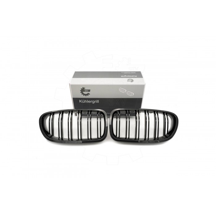 2 Grilles de Radiateur Pour BMW Série 5 F10 F11 51137261356