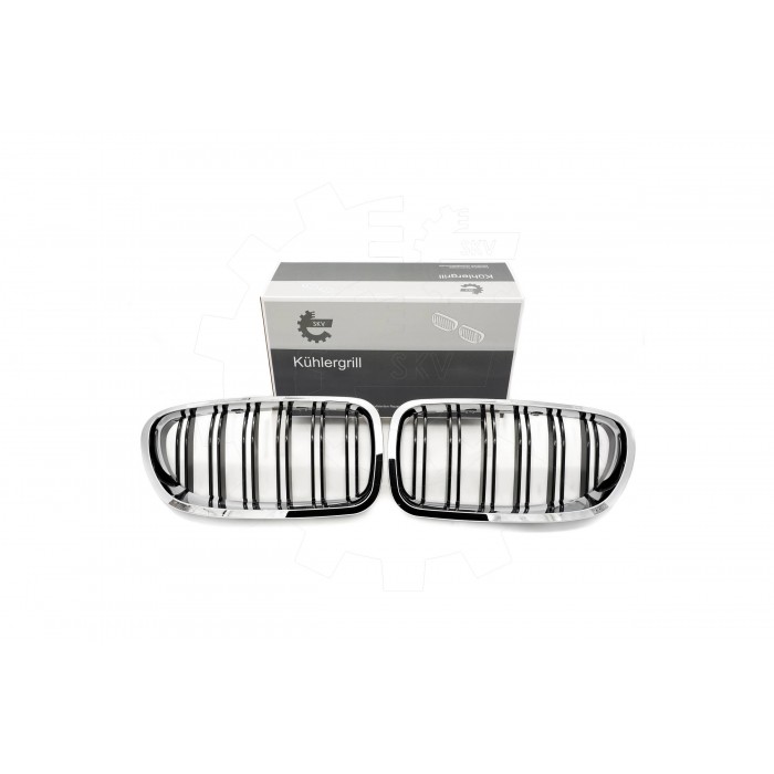 2 Grilles de Radiateur Pour BMW Série 5 F10 F11 51137261356