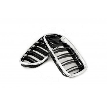 2 Grilles de Radiateur Pour BMW Série 5 F10 F11 51137261356